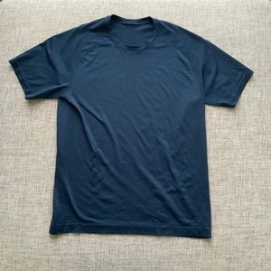 Lululemon Mens Metal Vent Tech Tee, Sz Medium, Navy